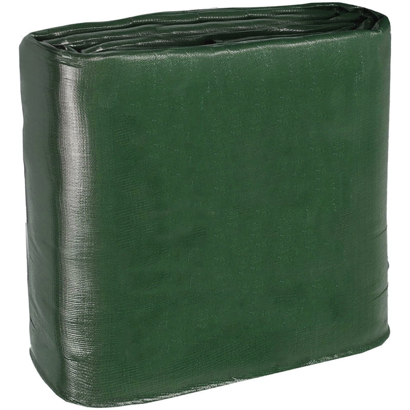 Top-Grade Heavy Duty Green/Black UV Resistant Tarpaulin - 190gsm