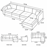 L Shaped Garden Furniture Cover 5 Seater – DuraLite, DuraWeave & DuraShield Materials