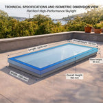 Custom Rectangular & Square Skylight Covers – UV Resistant PVC Coated Fabric