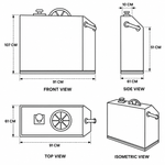 Custom Boat Center Console Covers – 600D & 1000D Polyester, Made-to-Measure Sizes