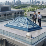 Custom Extended Pyramid Skylight Covers – Waterproof UV Resistant Polyester | Custom Size