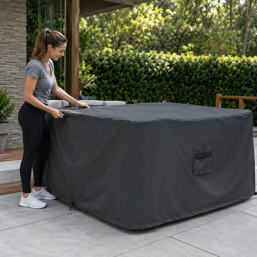 Custom Hot Tub Covers | Waterproof Outdoor Spa Covers | UV Resistant Weatherproof Hot Tub Covers | Heavy Duty Replacement Covers | Made-to-Measure Spa Covers