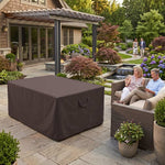 Custom Square & Rectangle Table Chair Set Covers | Waterproof Outdoor Patio Furniture Covers | DuraLite, DuraShield & DuraWeave Materials | UV & Weather Resistant