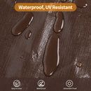 Premium 240GSM Heavy Duty Brown Pure Tarpaulin Waterproof Sheet
