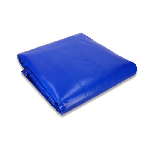 Premium Blue Polyethylene Tarpaulin Heavy Duty Waterproof Tarp - 105gsm for All-Weather Protection