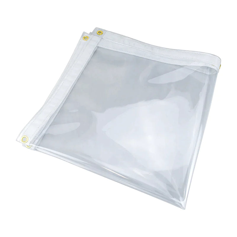 Crystal Clear Waterproof Glass PVC Tarpaulin (310gsm) for Outdoor Use