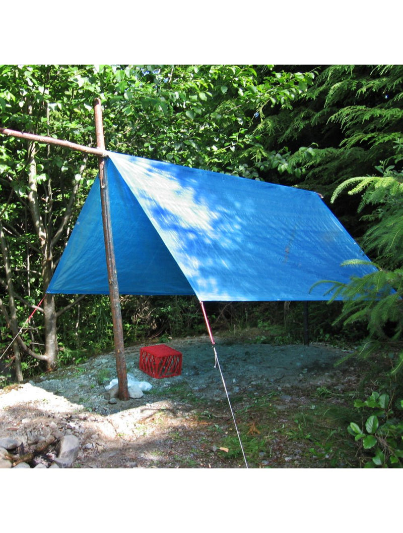 UV Protected Waterproof Tarpaulin Groundsheet - 80gsm for Camping, Picnics, and More