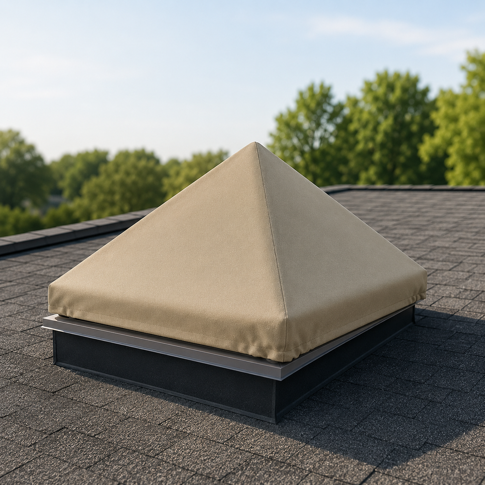 Custom Pyramid Skylight Covers – Waterproof UV Resistant Polyester | Custom Size