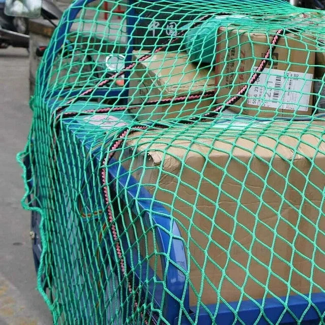 Heavy Duty Green Cargo Nets (Brick Nets) -Reliable Load Restraint for Construction and Transportation