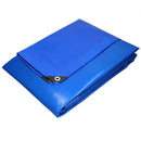 Heavy Duty UV Resistant Blue Tarpaulin - 110gsm Durable Cover for Multiple Applications