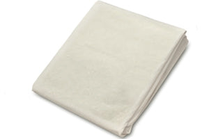 Light Gray Mini Bolton Twill Dust Sheet 0.9m x 1.8m (3ft x 6ft)
