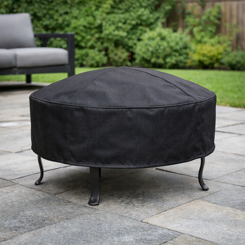 Firepit Cover – Small Black – Super Tough Waterproof – Outdoor Protection