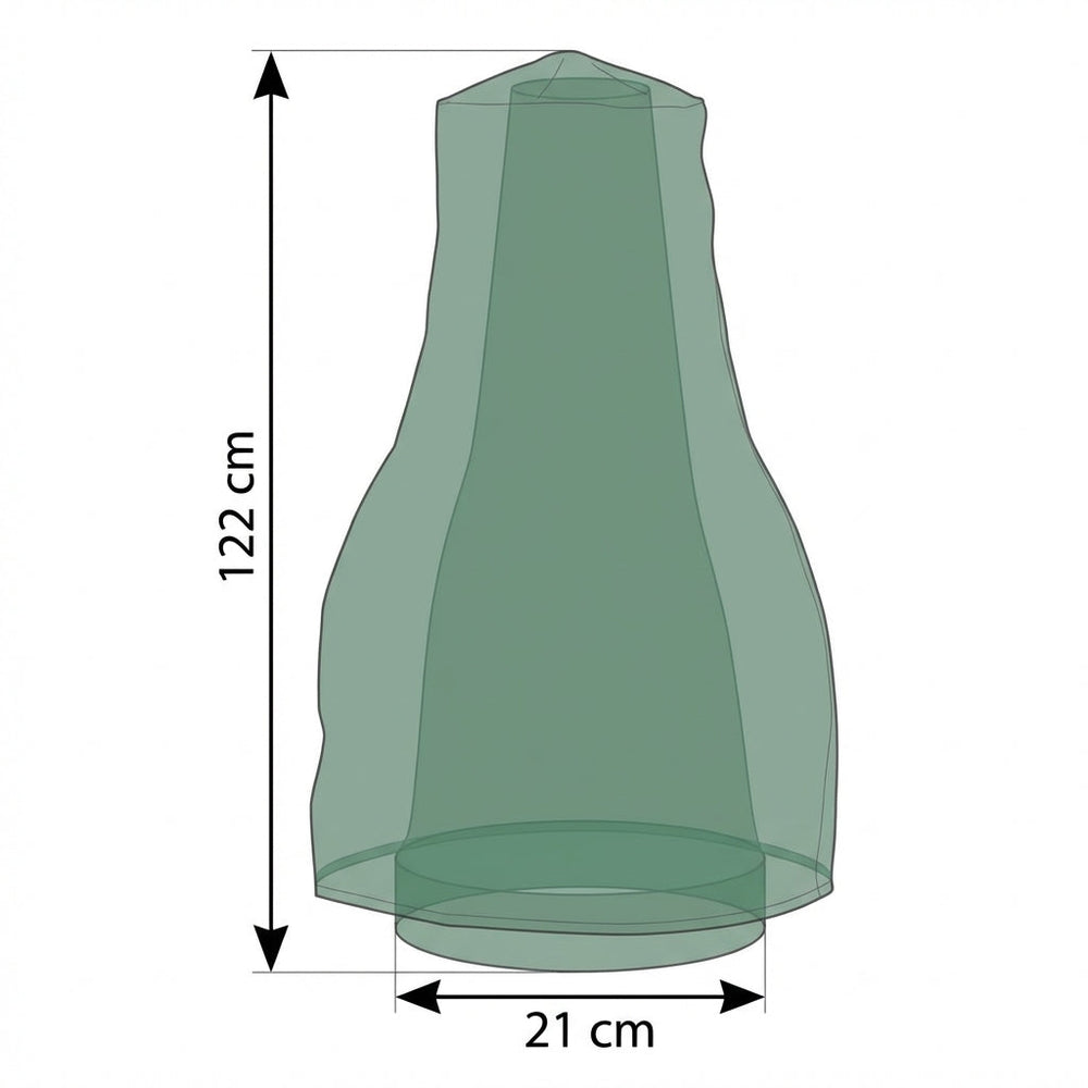 Heavy Duty Large Chimenea Cover – Green – Cross Laminated Material – Outdoor Protection