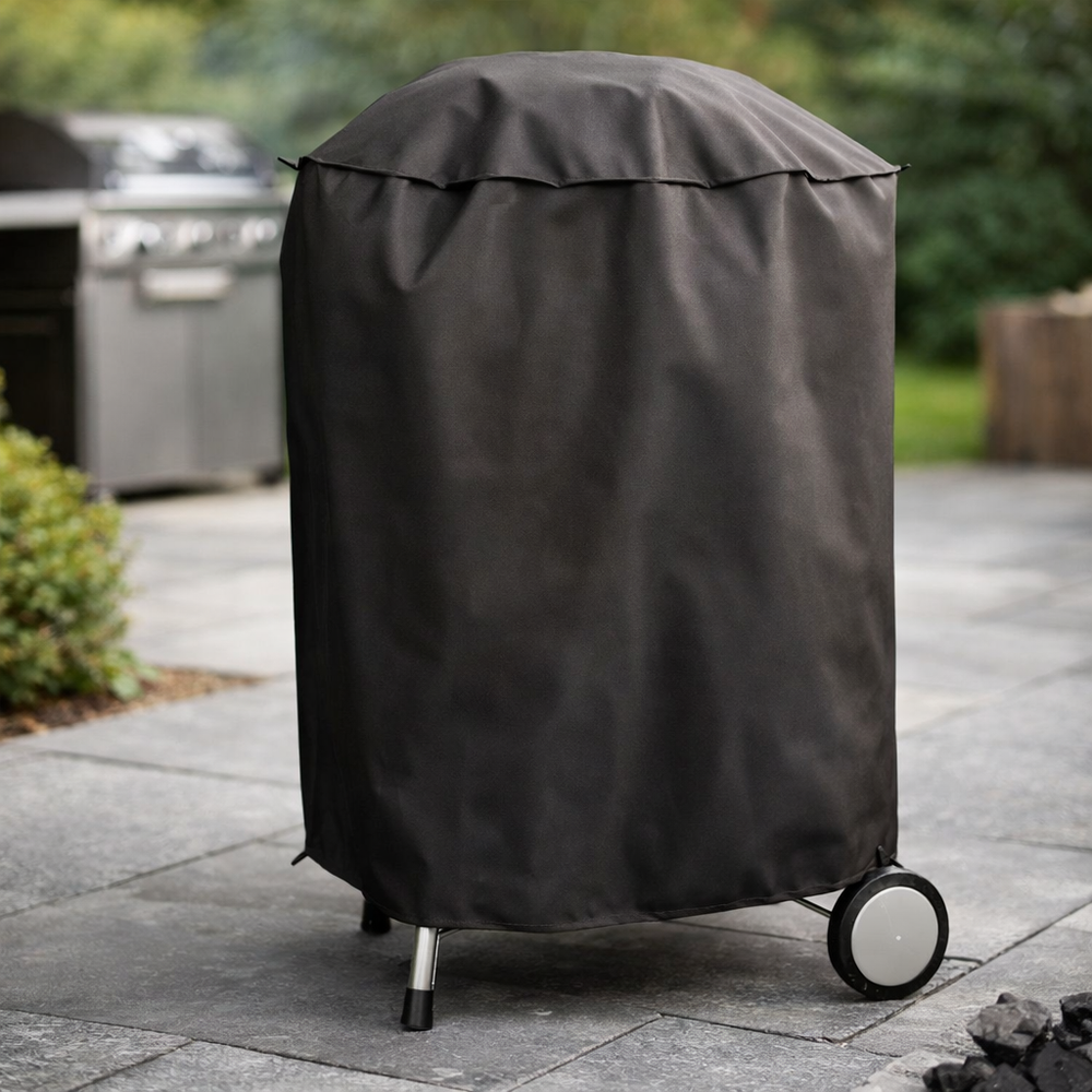 Kettle Barbecue Cover – Black – All-Weather Protection – Outdoor BBQ Cover