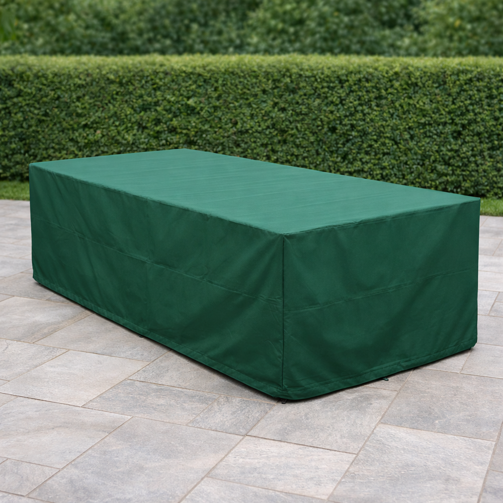 Rectangular Furniture Set Cover – 8-10 Seater Green – Heavy Duty Protection