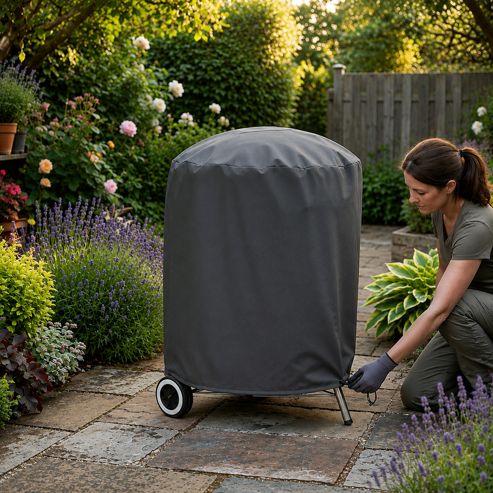 Large Kettle Barbecue Cover – Charcoal – Heavy Duty Protection – Outdoor Use