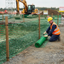 Premium Heavy Duty Green Plastic Barrier Mesh Fence 1m x 50m - UV Stabilised and Reusable for Temporary Fencing Applications