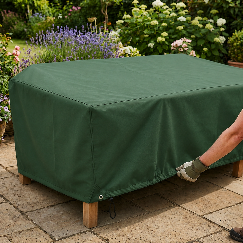 Patio Set Cover – 4 Seat – Reversible PVC Polyester – Outdoor Protection