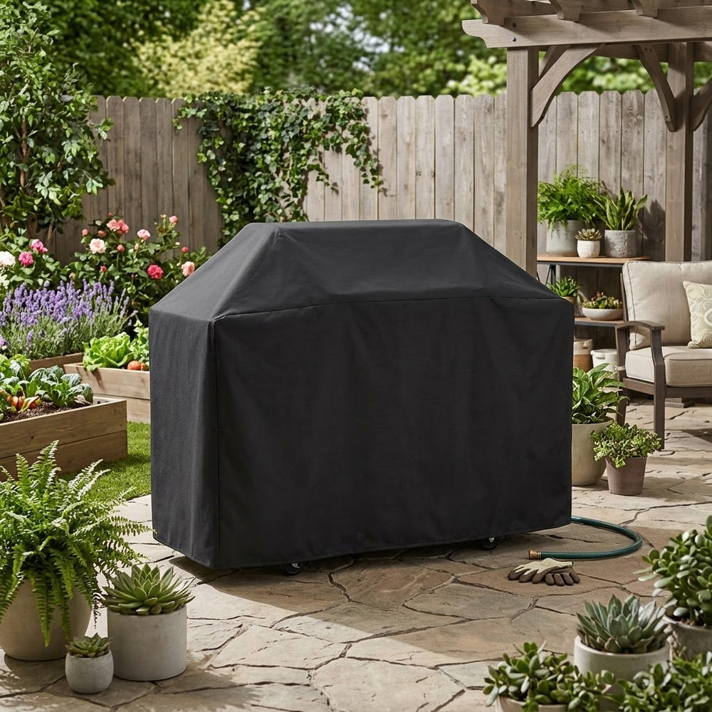 BBQ Cover – Extra Large Black – Heavy Duty Waterproof – Outdoor Protection