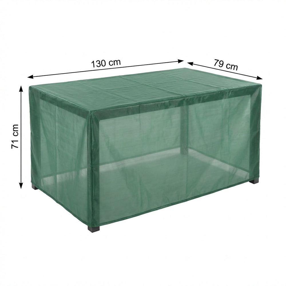Rectangular Table Cover – 4 Seater Green – Super Tough Waterproof – Outdoor Protection