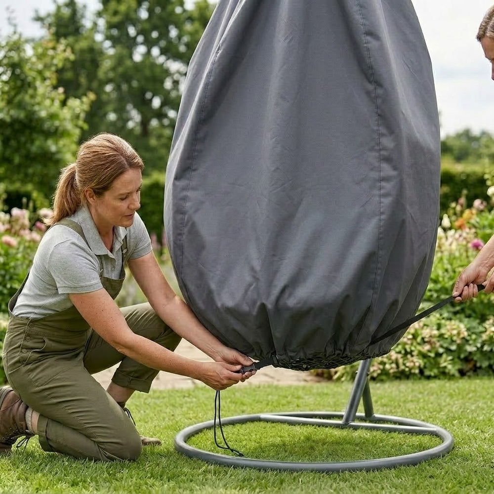 Hanging Chair Cover – Large Charcoal – Durable Polyester – Outdoor Protection