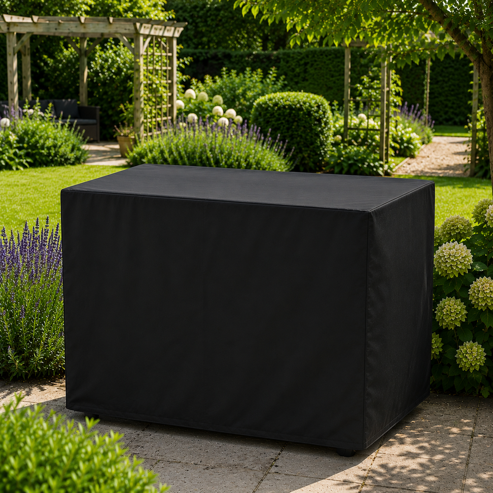 Large BBQ Cover – Black – Heavy Duty Polyethylene – Outdoor Protection