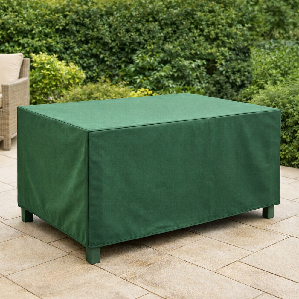 Rectangular Table Cover – 6 Seat Green – Durable Polyester – Outdoor Protection