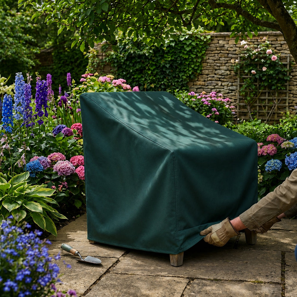 Armchair Cover – Green – Super Tough Waterproof – Outdoor Protection