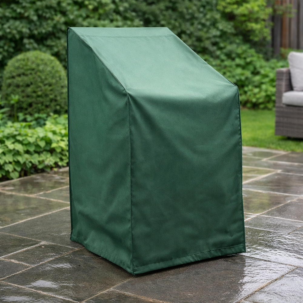 Stacking Chair Cover – Green – Durable Polyester – Outdoor Protection