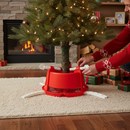 Premium Christmas Tree Stand for Trees 4ft - 9ft Tall with Huge Water Reservoir and Secure Adjustable Placement