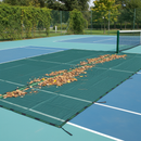 Premium Heavy Duty Tennis Court Debris Cover - Standard Half Court Size 17.5m x 17.5m with Durable Edges and Metal Eyelets