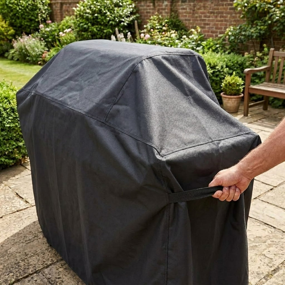 BBQ Cover – Extra Large Black – Heavy Duty Waterproof – Outdoor Protection