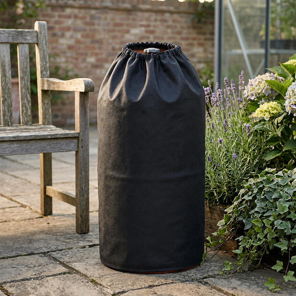 Gas Bottle Cover – 15kg Black – Heavy Duty Polyethylene – Outdoor Protection