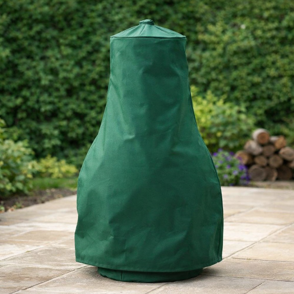 Heavy Duty Large Chimenea Cover – Green – Cross Laminated Material – Outdoor Protection