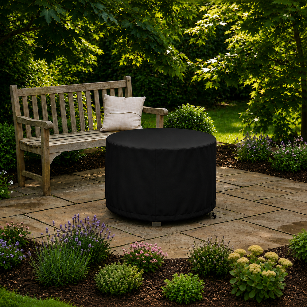 Firepit Cover – Small Black – Super Tough Waterproof – Outdoor Protection