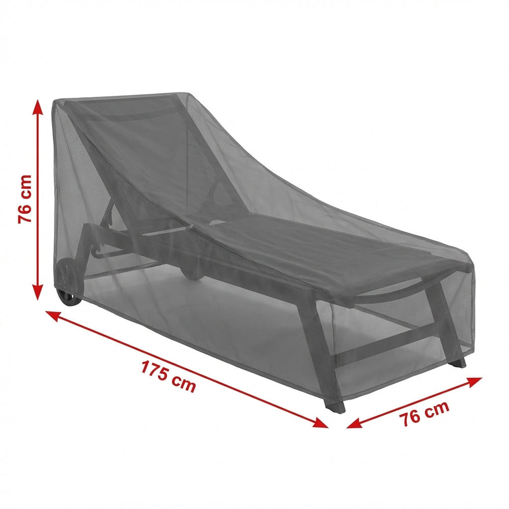Sun Lounger Cover – Medium Charcoal – Durable Polyester – Outdoor Protection