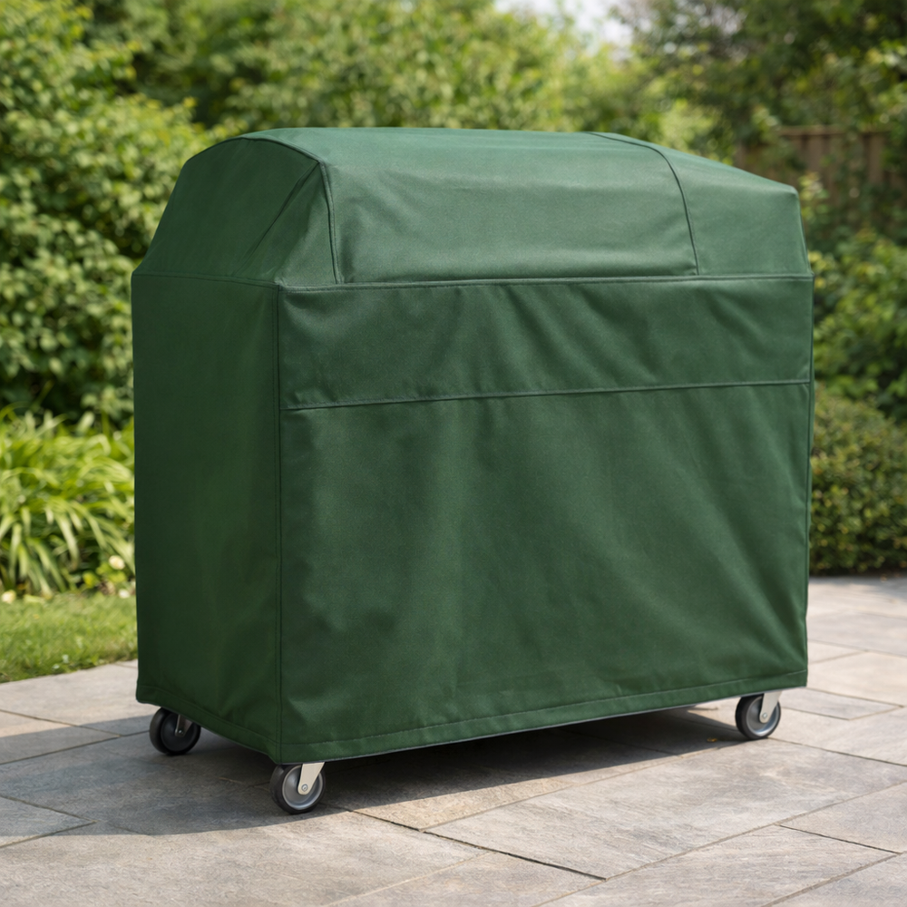 Barbecue Cover – 63x165x97 cm – Reversible PVC Polyester – Outdoor Protection