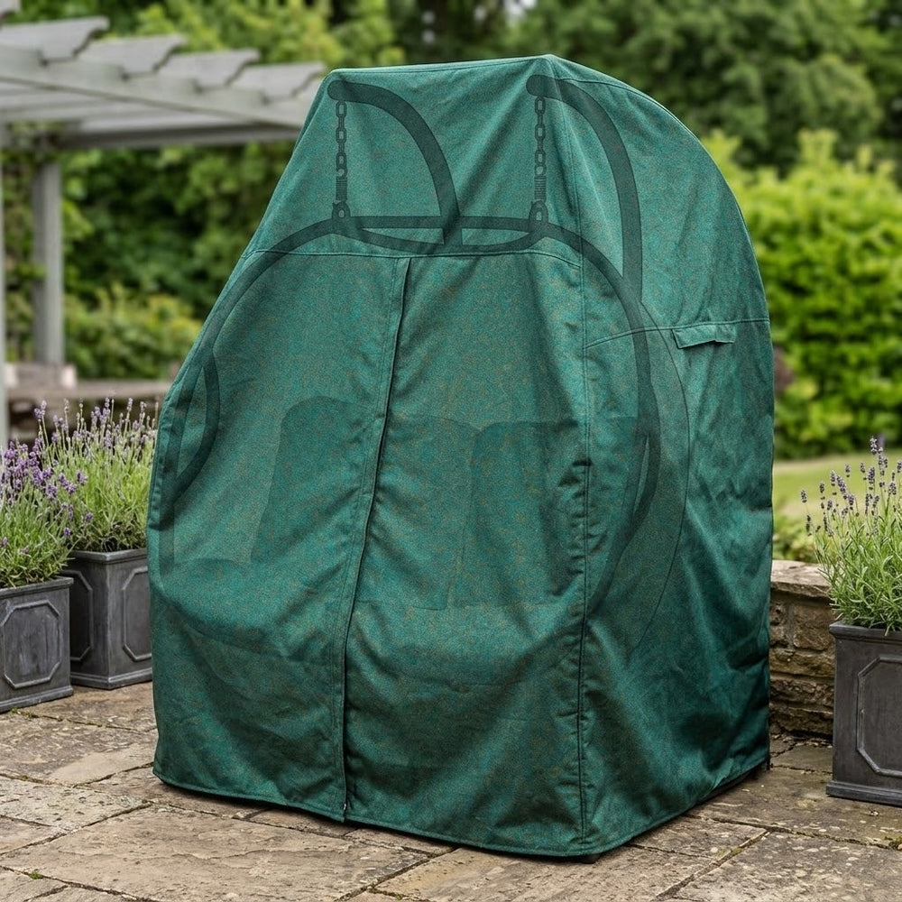 Double Hanging Chair Cover – Green – Super Tough Waterproof – Outdoor Protection