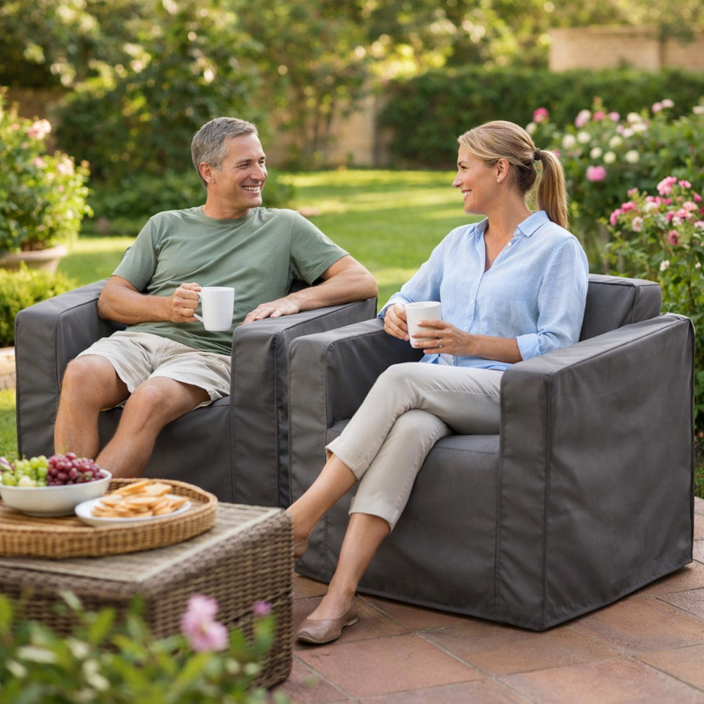 Large Armchair Cover – 94cm – Heavy Duty Waterproof – Outdoor Furniture Protection