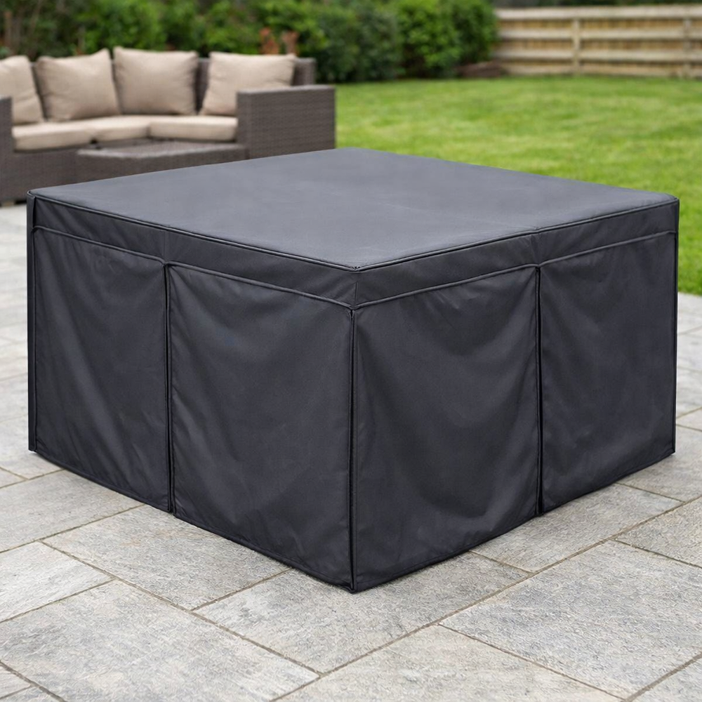 4 Seater Rattan Cube Set Cover – Medium 125cm – Waterproof Protection