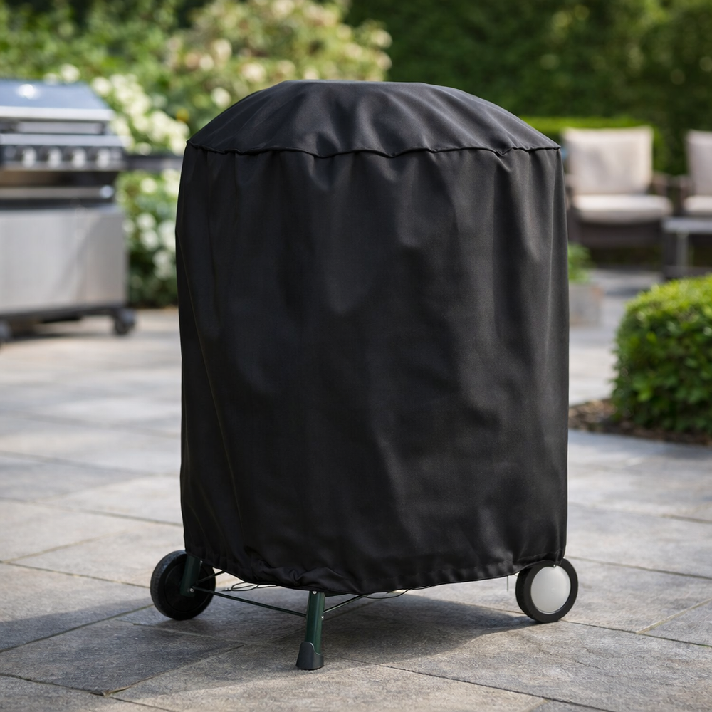 Kettle Barbecue Cover – Black – Heavy Duty Waterproof – Outdoor Protection