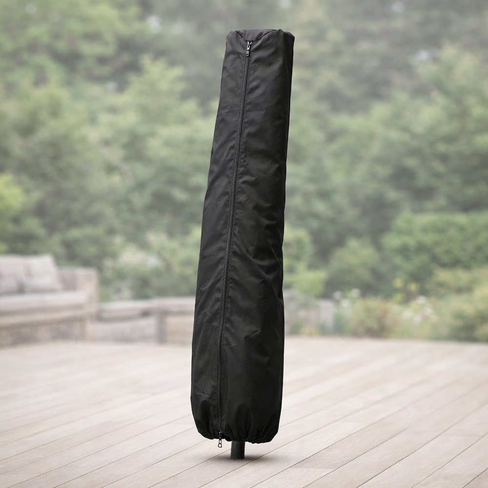 Giant Parasol Cover – Black – Waterproof Polyester – Outdoor Protection