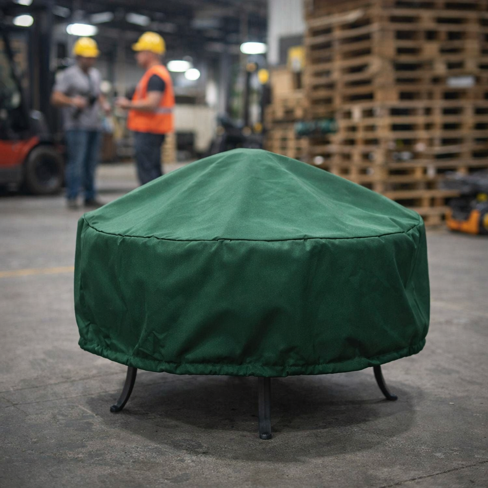 Firepit Cover – Large Green – Super Tough Waterproof – Outdoor Protection