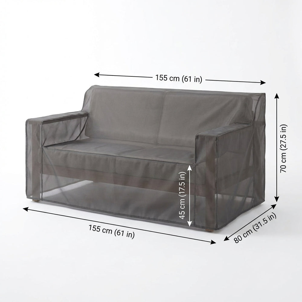 Sofa Cover – Medium Charcoal – Waterproof Polyester – Outdoor Protection