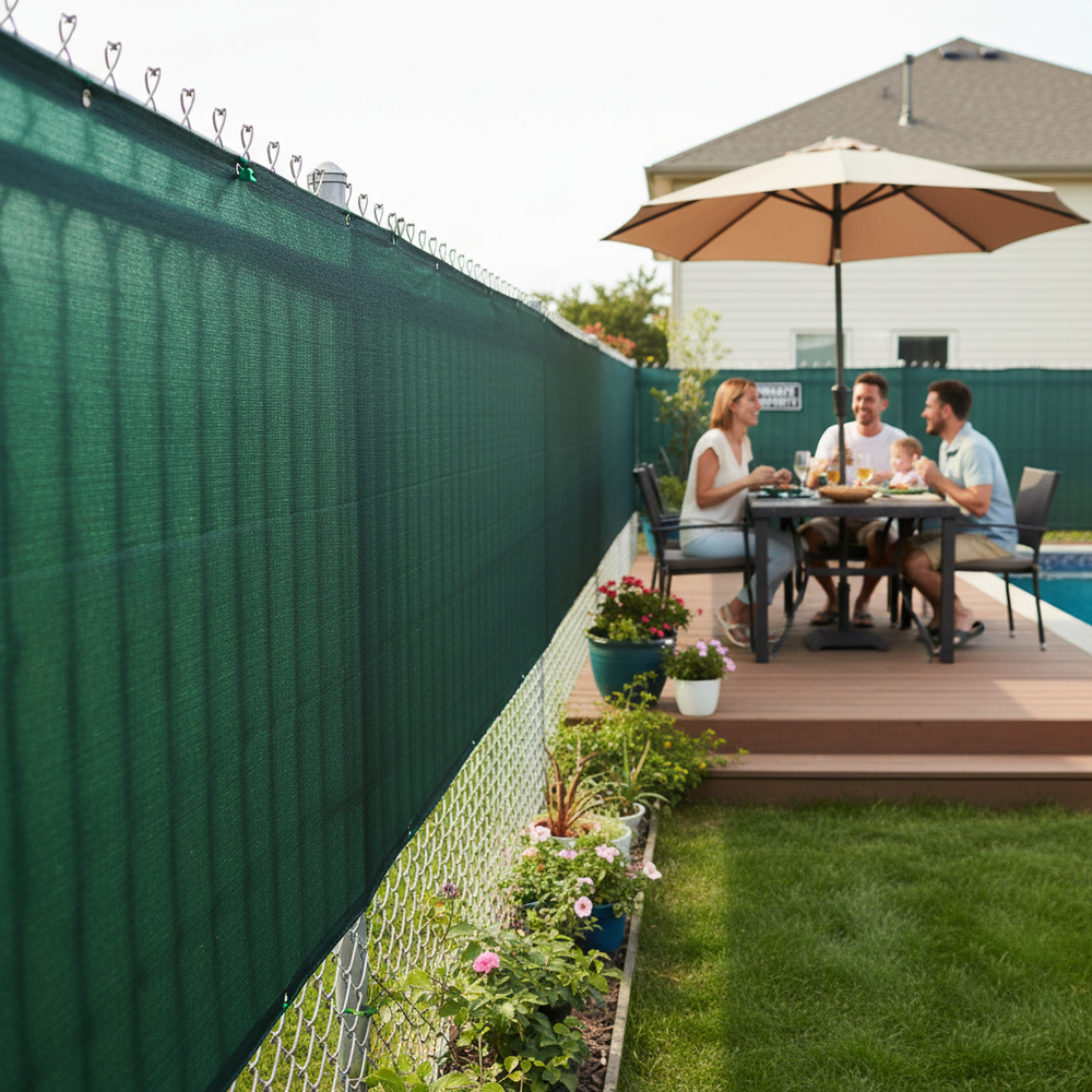 Premium 98% Shade Netting for Privacy - Heavy Duty HDPE Mesh with Multiple Sizes and Colors