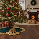 Premium Heavy Duty Cast Iron Christmas Tree Stand with Water Reservoir - 12" Base Size, Supports Trees up to 7ft Tall