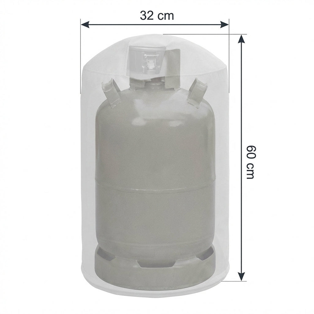Gas Bottle Cover – 15kg Charcoal – Heavy Duty Polyester – Outdoor Protection