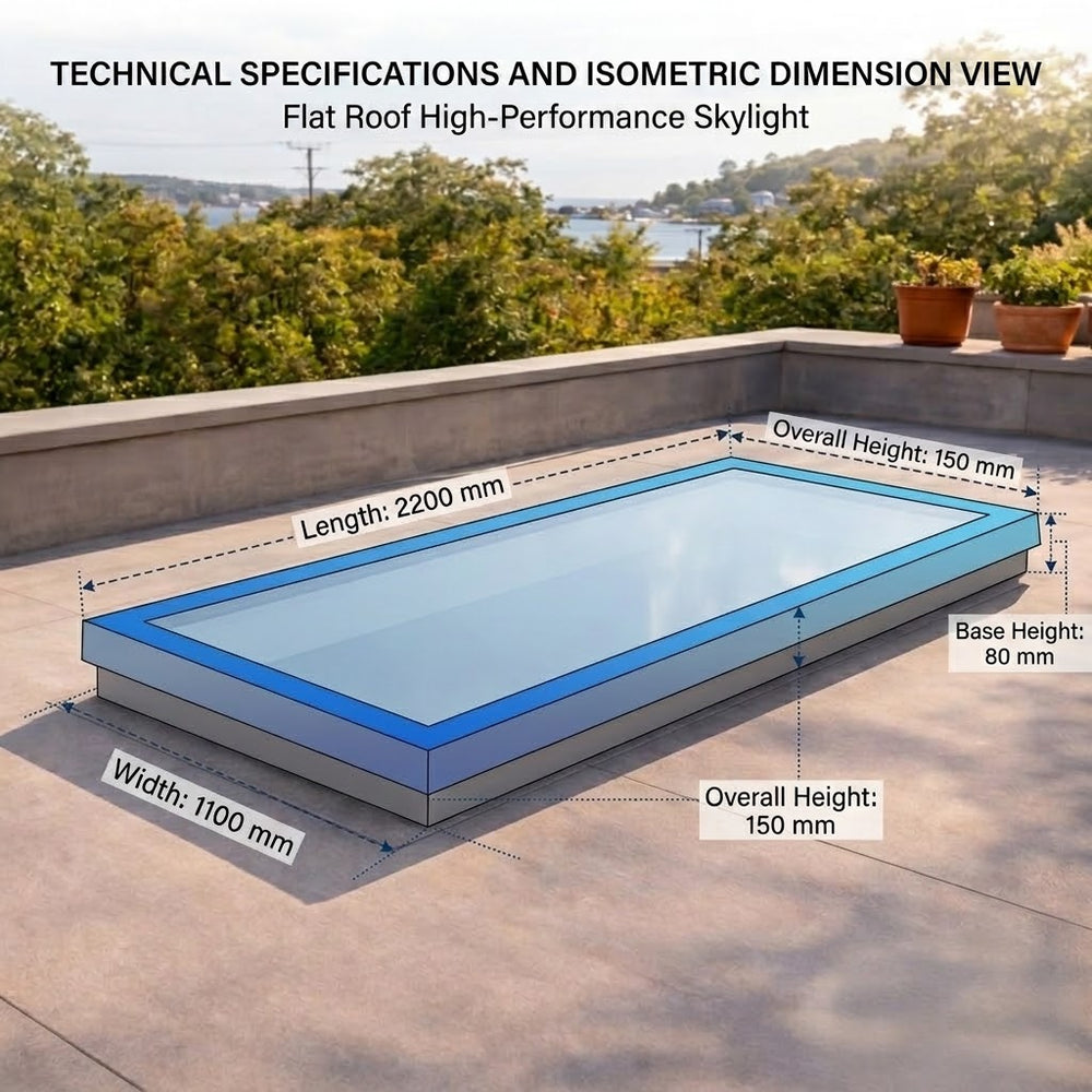 Custom Rectangular & Square Skylight Covers – UV Resistant PVC Coated Fabric