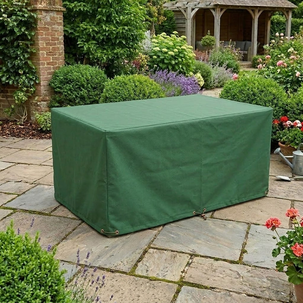 Rectangular Table Cover – 6 Seat – All Weather PVC Polyester – Outdoor Furniture Protection