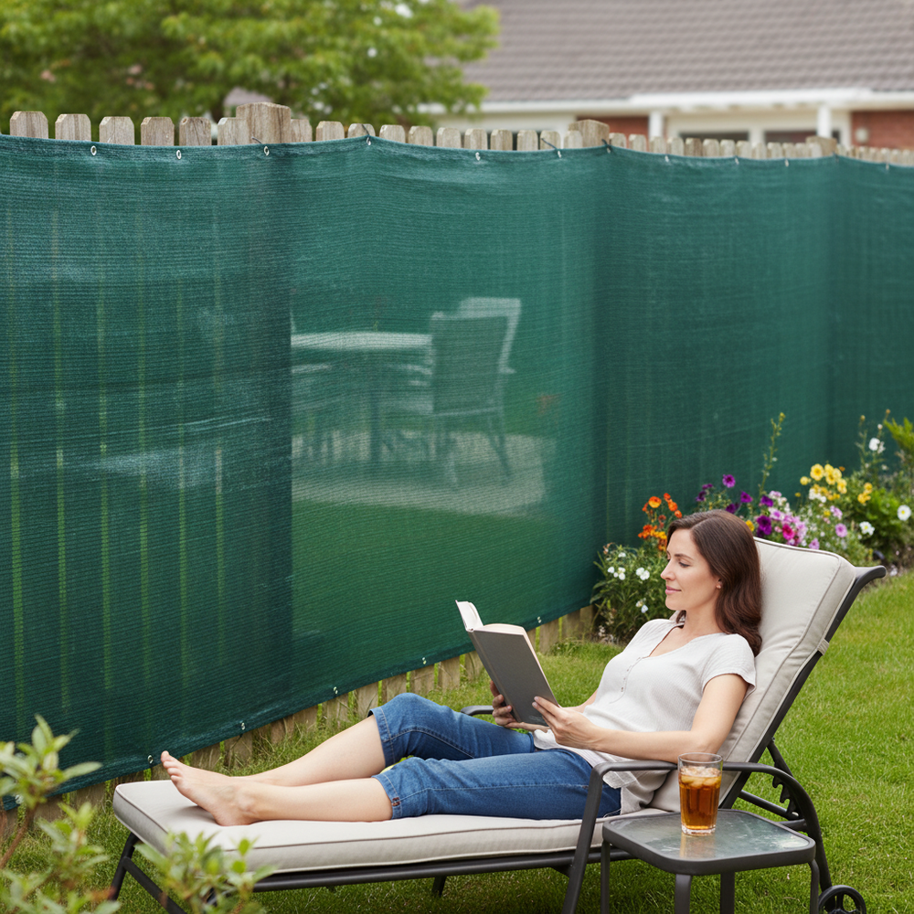 Premium 95% Shade and Privacy Netting - Green, Heavy Duty HDPE Mesh for Outdoor Protection